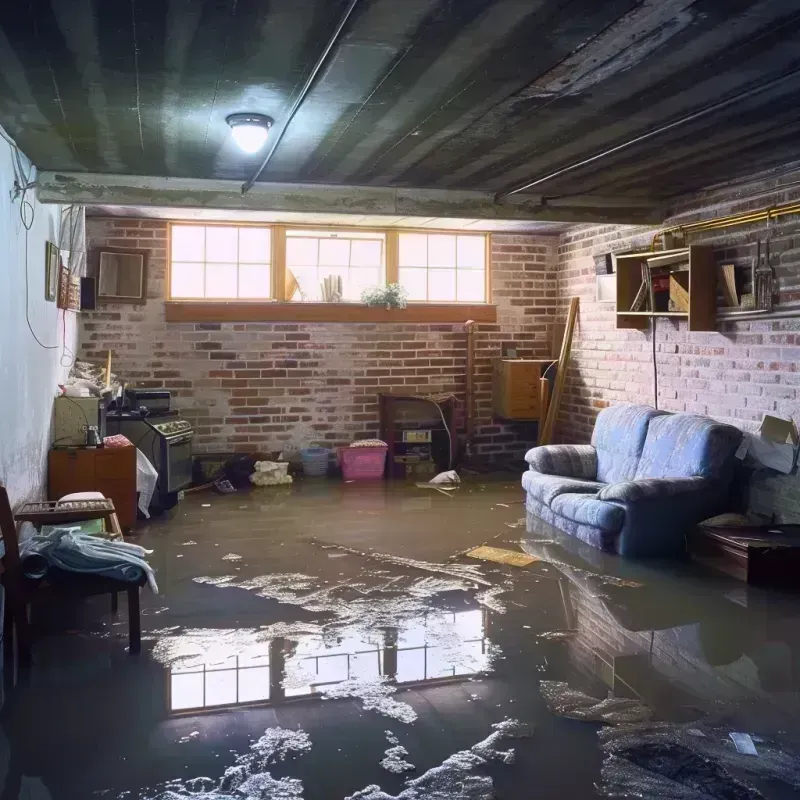 Flooded Basement Cleanup in Harristown, IL